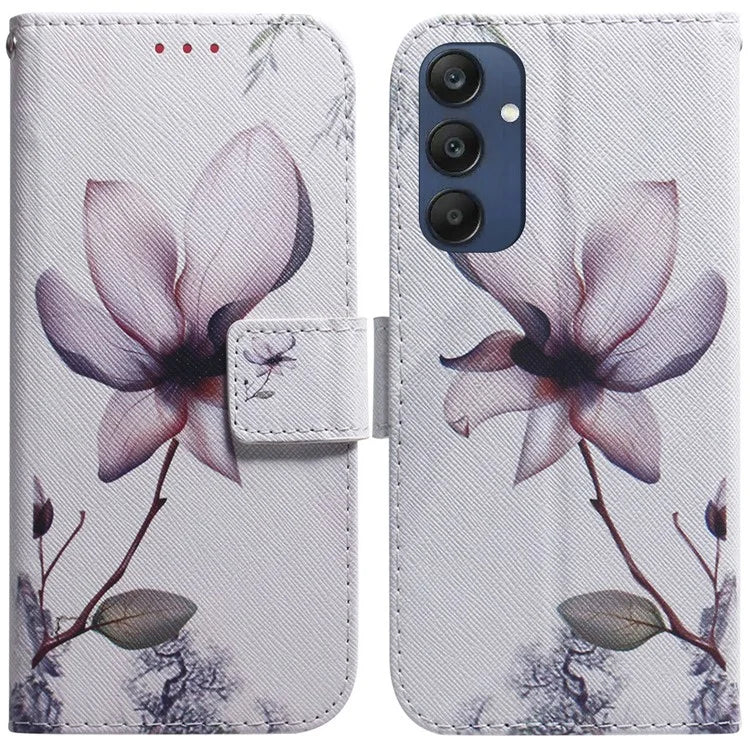 For Samsung Galaxy M35 5G Case Pattern Print Leather Wallet Phone Cover