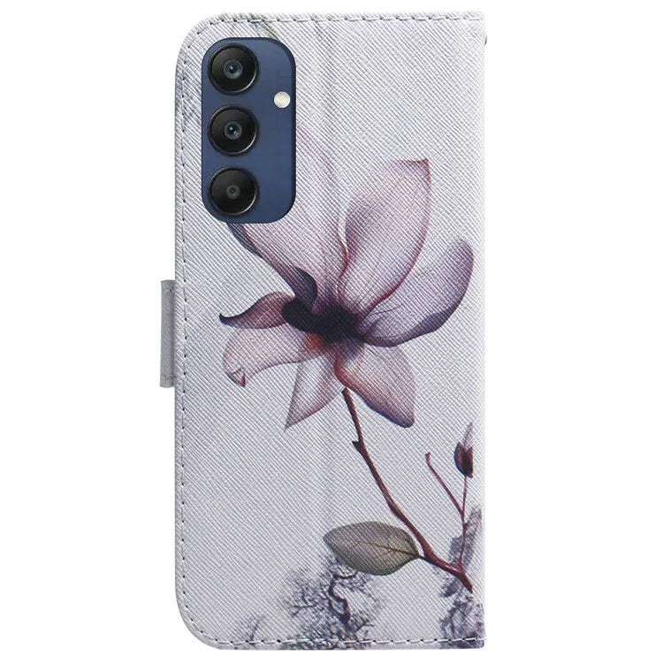 For Samsung Galaxy M35 5G Case Pattern Print Leather Wallet Phone Cover