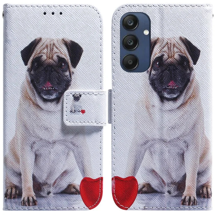 For Samsung Galaxy M35 5G Case Pattern Print Leather Wallet Phone Cover