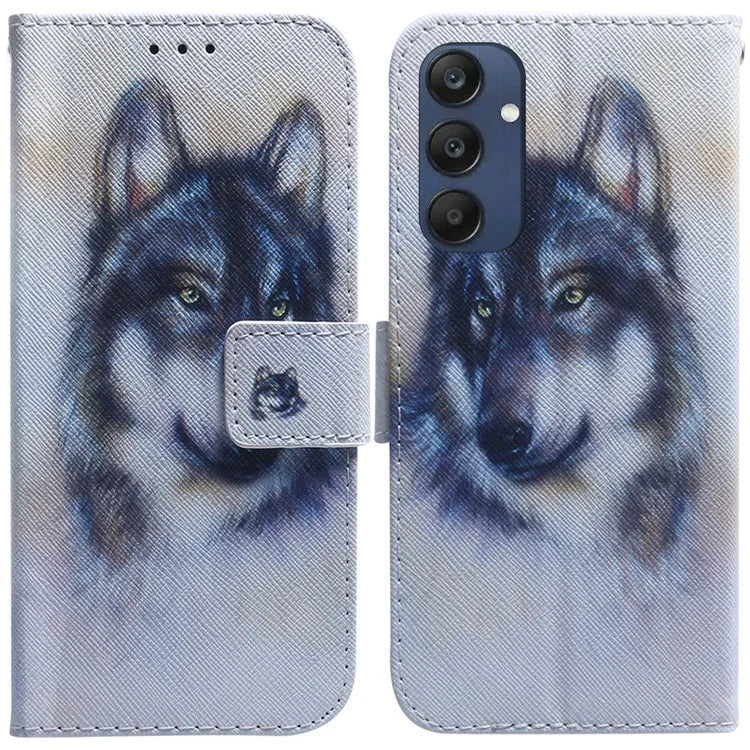 For Samsung Galaxy M35 5G Case Pattern Print Leather Wallet Phone Cover