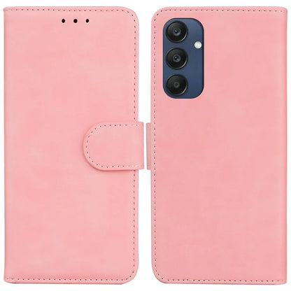 For Samsung Galaxy M35 5G Wallet Phone Case Solid Color Leather Flip Cover