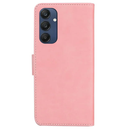 For Samsung Galaxy M35 5G Wallet Phone Case Solid Color Leather Flip Cover