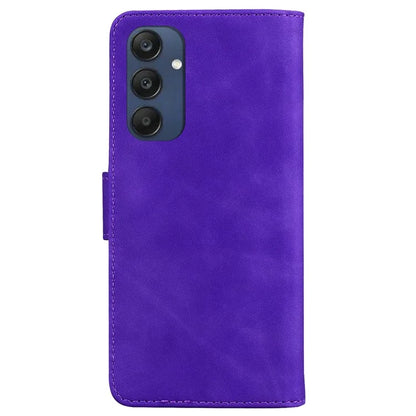 For Samsung Galaxy M35 5G Wallet Phone Case Solid Color Leather Flip Cover