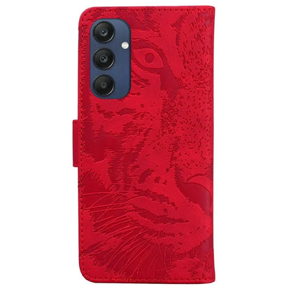 For Samsung Galaxy M35 5G Phone Case Leather Wallet Cover Tiger Imprint