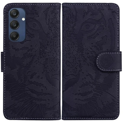For Samsung Galaxy M35 5G Phone Case Leather Wallet Cover Tiger Imprint