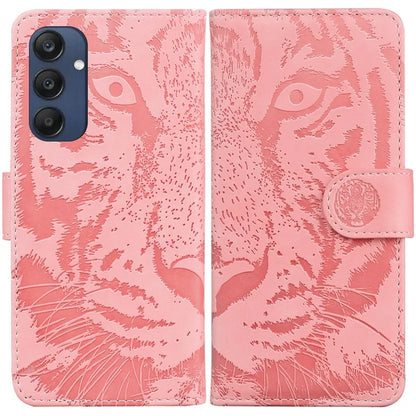 For Samsung Galaxy M35 5G Phone Case Leather Wallet Cover Tiger Imprint