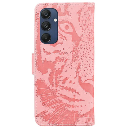 For Samsung Galaxy M35 5G Phone Case Leather Wallet Cover Tiger Imprint