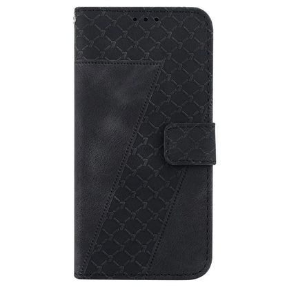 For Samsung Galaxy M35 5G Case 7-Shaped Pattern Imprint Leather Phone Cover