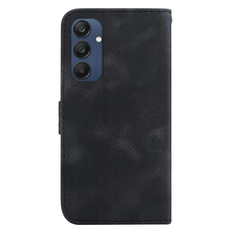 For Samsung Galaxy M35 5G Case 7-Shaped Pattern Imprint Leather Phone Cover