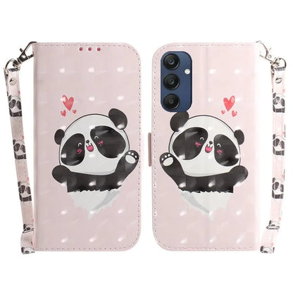 For Samsung Galaxy M35 5G Case Leather Wallet Phone Cover 3D Pattern Print