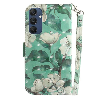 For Samsung Galaxy M35 5G Case Leather Wallet Phone Cover 3D Pattern Print