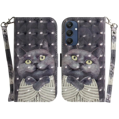 For Samsung Galaxy M35 5G Case Leather Wallet Phone Cover 3D Pattern Print