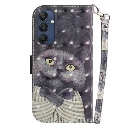 For Samsung Galaxy M35 5G Case Leather Wallet Phone Cover 3D Pattern Print