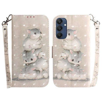 For Samsung Galaxy M35 5G Case Leather Wallet Phone Cover 3D Pattern Print