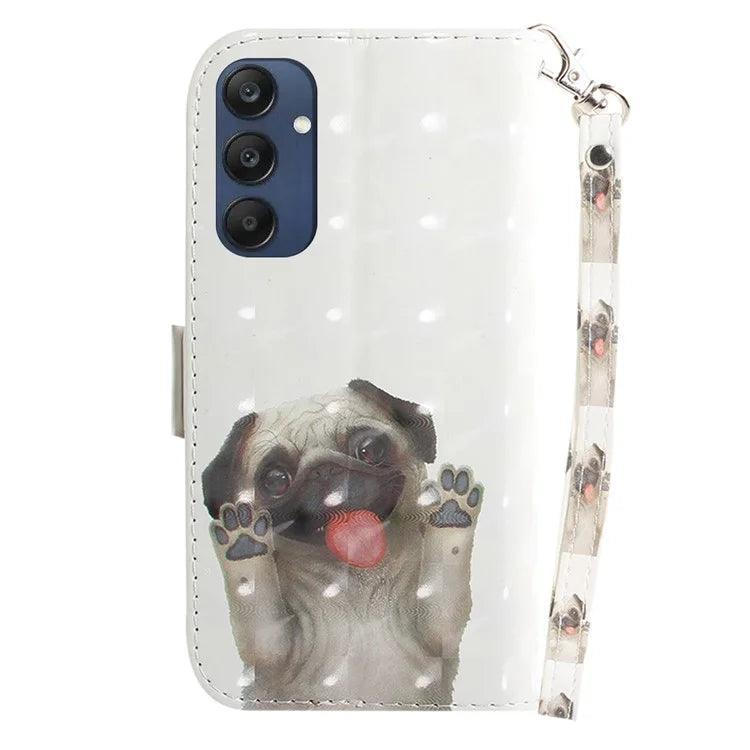 For Samsung Galaxy M35 5G Case Leather Wallet Phone Cover 3D Pattern Print