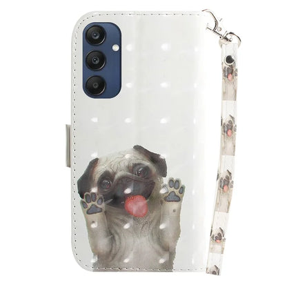 For Samsung Galaxy M35 5G Case Leather Wallet Phone Cover 3D Pattern Print