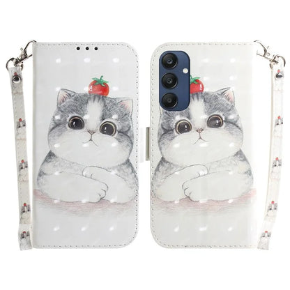 For Samsung Galaxy M35 5G Case Leather Wallet Phone Cover 3D Pattern Print
