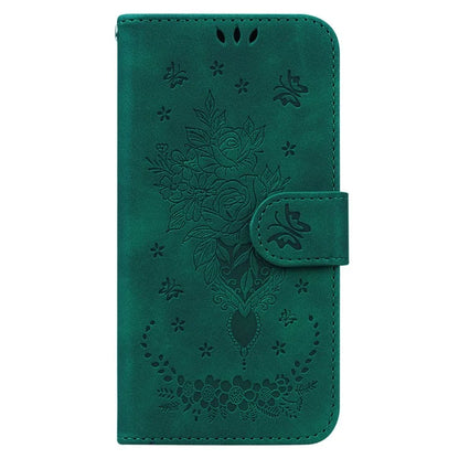 For Samsung Galaxy M35 5G Case Butterfly Flower Imprint PU Leather Wallet Phone Cover