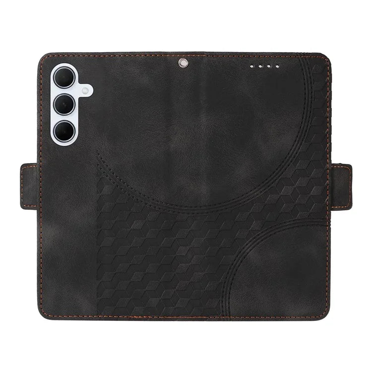 For Samsung Galaxy M35 5G Case Rhombus Starry PU Leather Phone Wallet Cover
