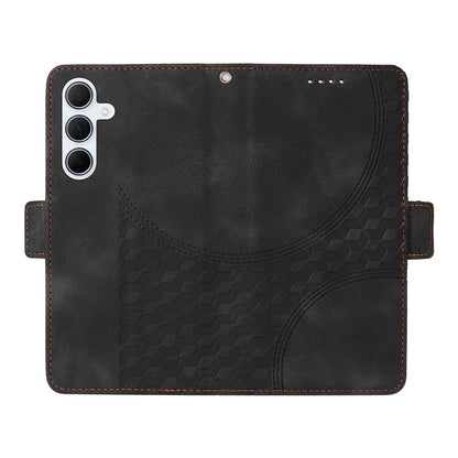 For Samsung Galaxy M35 5G Case Rhombus Starry PU Leather Phone Wallet Cover