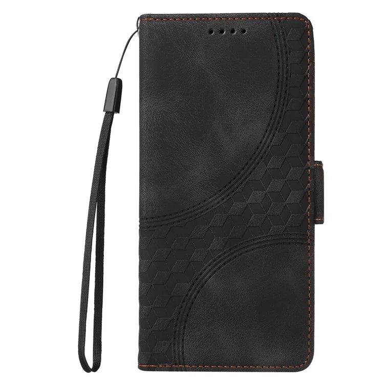 For Samsung Galaxy M35 5G Case Rhombus Starry PU Leather Phone Wallet Cover