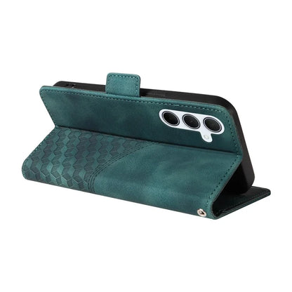For Samsung Galaxy M35 5G Case Rhombus Starry PU Leather Phone Wallet Cover