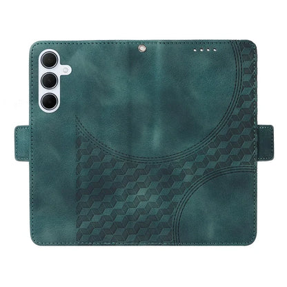 For Samsung Galaxy M35 5G Case Rhombus Starry PU Leather Phone Wallet Cover