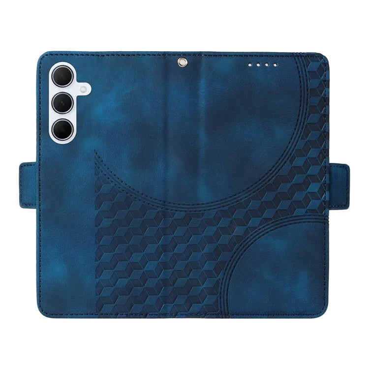 For Samsung Galaxy M35 5G Case Rhombus Starry PU Leather Phone Wallet Cover