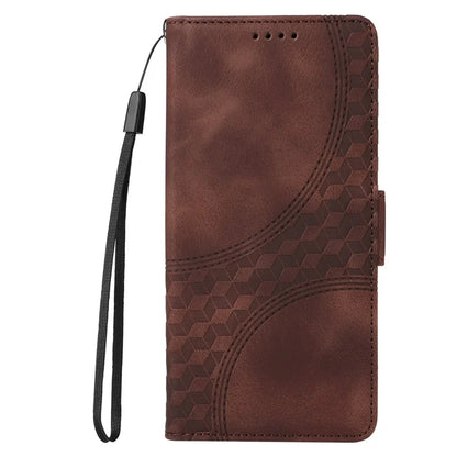 For Samsung Galaxy M35 5G Case Rhombus Starry PU Leather Phone Wallet Cover