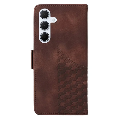 For Samsung Galaxy M35 5G Case Rhombus Starry PU Leather Phone Wallet Cover