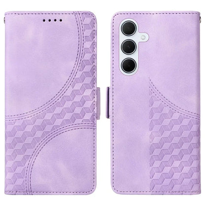 For Samsung Galaxy M35 5G Case Rhombus Starry PU Leather Phone Wallet Cover
