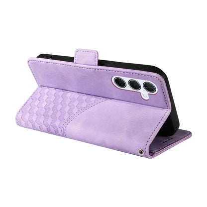 For Samsung Galaxy M35 5G Case Rhombus Starry PU Leather Phone Wallet Cover