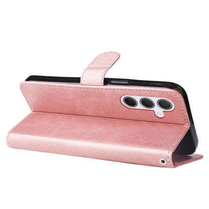 For Samsung Galaxy M35 5G Case Zipper Wallet PU Leather Stand Phone Cover