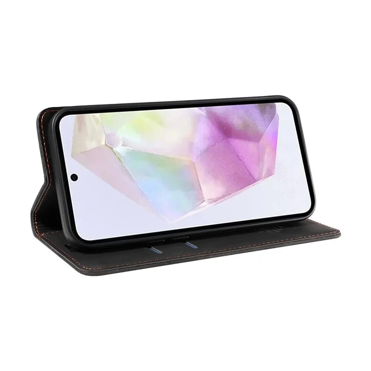 BETOPNICE 003 For Samsung Galaxy M35 5G Leather Case RFID Blocking Wallet Phone Cover