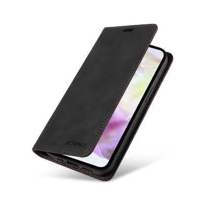 BETOPNICE 003 For Samsung Galaxy M35 5G Leather Case RFID Blocking Wallet Phone Cover