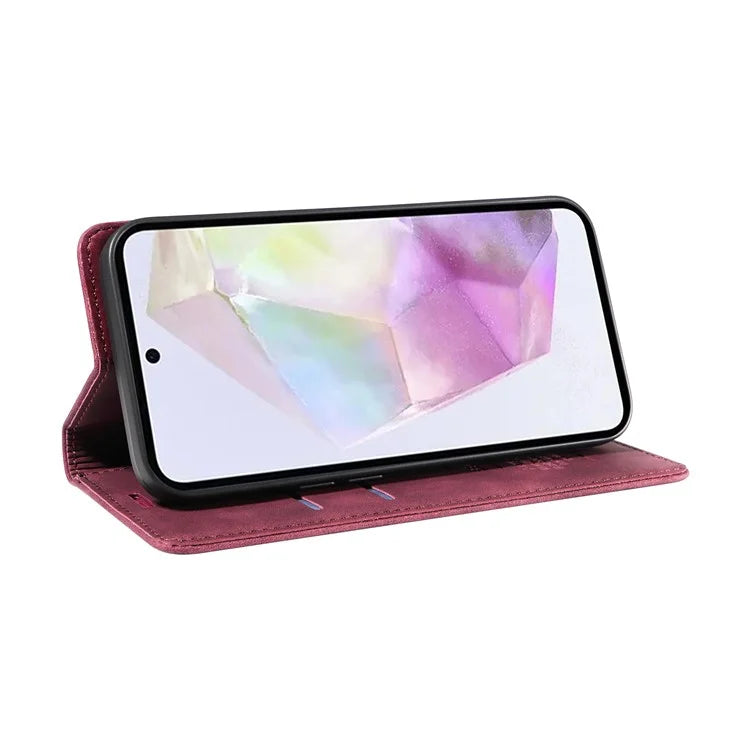BETOPNICE 003 For Samsung Galaxy M35 5G Leather Case RFID Blocking Wallet Phone Cover