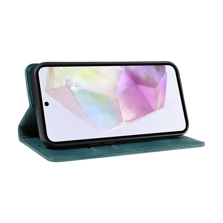 BETOPNICE 003 For Samsung Galaxy M35 5G Leather Case RFID Blocking Wallet Phone Cover