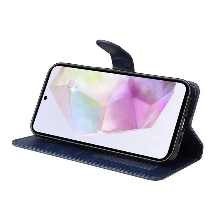 For Samsung Galaxy M35 5G Case Card Slots Wallet PU Leather Phone Cover