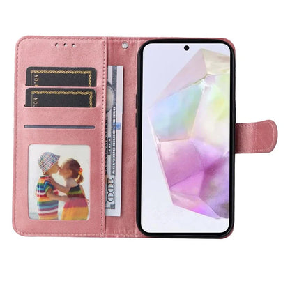 For Samsung Galaxy M35 5G Case Card Slots Wallet PU Leather Phone Cover