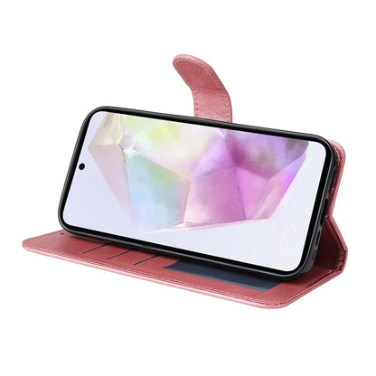 For Samsung Galaxy M35 5G Case Card Slots Wallet PU Leather Phone Cover