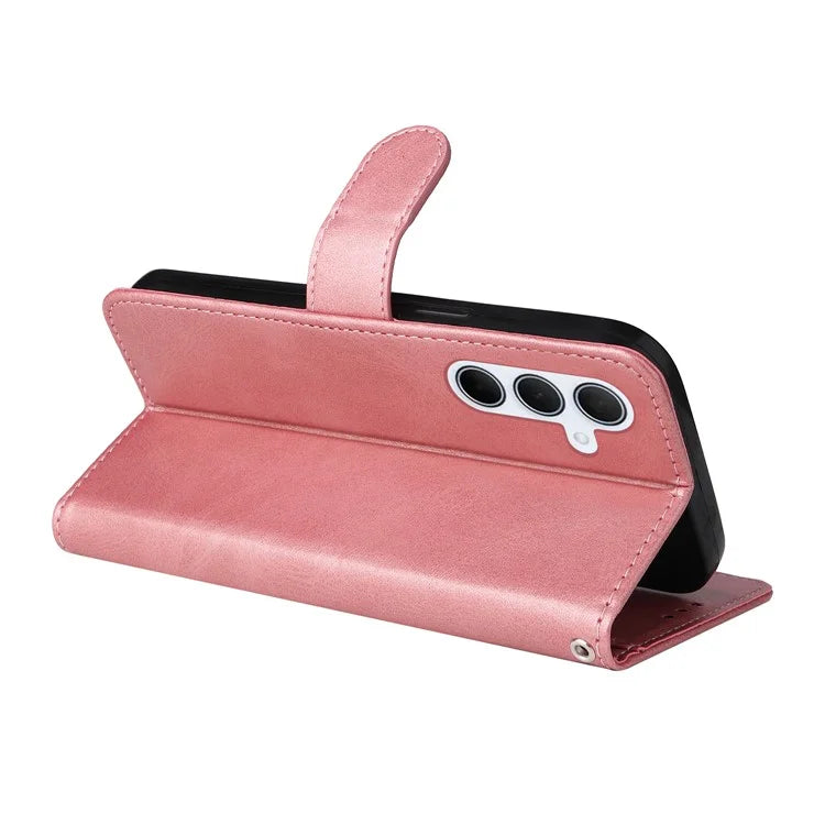 For Samsung Galaxy M35 5G Case Card Slots Wallet PU Leather Phone Cover