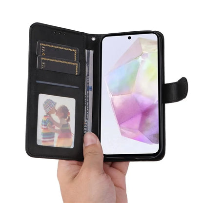 For Samsung Galaxy M35 5G Case Card Slots Wallet PU Leather Phone Cover