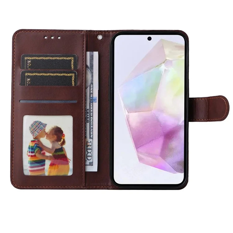 For Samsung Galaxy M35 5G Case Card Slots Wallet PU Leather Phone Cover