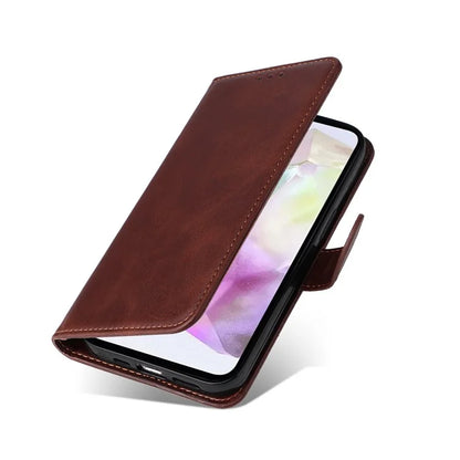 For Samsung Galaxy M35 5G Case Card Slots Wallet PU Leather Phone Cover