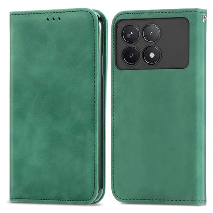 For Xiaomi Poco F6 Pro 5G / Redmi K70 5G / K70 Pro 5G Case Skin-Touch Leather Cover with Card Slots