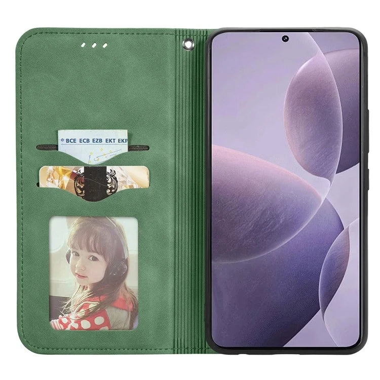 For Xiaomi Poco F6 Pro 5G / Redmi K70 5G / K70 Pro 5G Case Skin-Touch Leather Cover with Card Slots