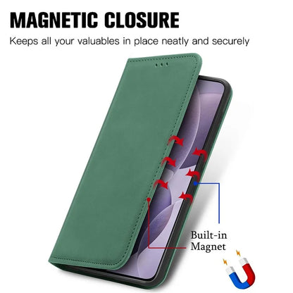 For Xiaomi Poco F6 Pro 5G / Redmi K70 5G / K70 Pro 5G Case Skin-Touch Leather Cover with Card Slots