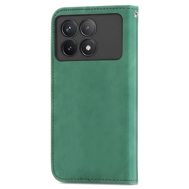 For Xiaomi Poco F6 Pro 5G / Redmi K70 5G / K70 Pro 5G Case Skin-Touch Leather Cover with Card Slots