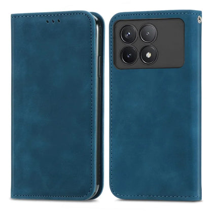 For Xiaomi Poco F6 Pro 5G / Redmi K70 5G / K70 Pro 5G Case Skin-Touch Leather Cover with Card Slots