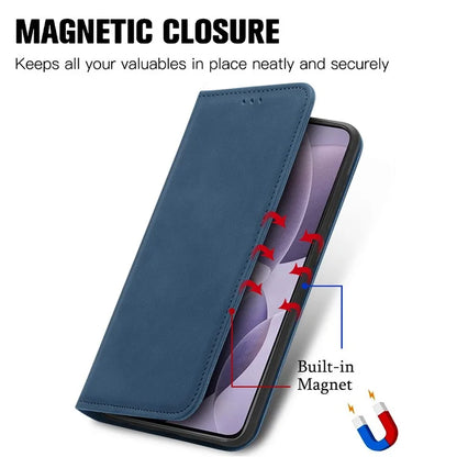 For Xiaomi Poco F6 Pro 5G / Redmi K70 5G / K70 Pro 5G Case Skin-Touch Leather Cover with Card Slots